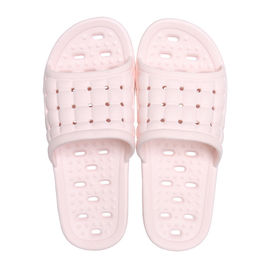 Pink Color Pvc Slippers Bottom Hole Shoes Unique Out Sole Long Life Span