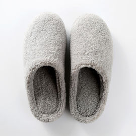 Women's and Men's Winter Cotton Flax Casual Open Toe Slippers