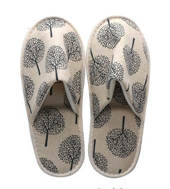 Print Disposable Spa Slippers Indoor House Slides